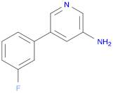 3-Pyridinamine, 5-(3-fluorophenyl)-