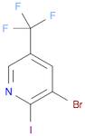 Pyridine, 3-bromo-2-iodo-5-(trifluoromethyl)-