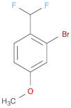 Benzene, 2-bromo-1-(difluoromethyl)-4-methoxy-