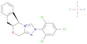 4H,6H-Indeno[2,1-b][1,2,4]triazolo[4,3-d][1,4]oxazinium, 5a,10b-dihydro-2-(2,4,6-trichlorophenyl...