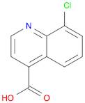 4-Quinolinecarboxylic acid, 8-chloro-