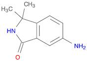 1H-Isoindol-1-one, 6-amino-2,3-dihydro-3,3-dimethyl-