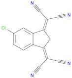 Propanedinitrile, 2,2'-(5-chloro-1H-indene-1,3(2H)-diylidene)bis- (9CI)