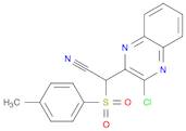 2-Quinoxalineacetonitrile, 3-chloro-α-[(4-methylphenyl)sulfonyl]-