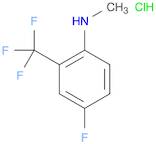 Benzenamine, 4-fluoro-N-methyl-2-(trifluoromethyl)-, hydrochloride (1:1)