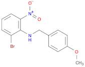 Benzenemethanamine, N-(2-bromo-6-nitrophenyl)-4-methoxy-