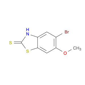 2(3H)-Benzothiazolethione, 5-bromo-6-methoxy-