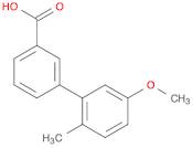 [1,1'-Biphenyl]-3-carboxylic acid, 5'-methoxy-2'-methyl-