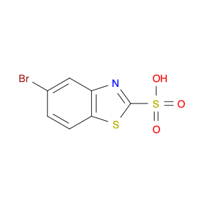 2-Benzothiazolesulfonic acid, 5-bromo-