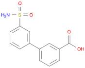 [1,1'-Biphenyl]-3-carboxylic acid, 3'-(aminosulfonyl)-