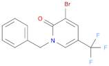 2(1H)-Pyridinone, 3-bromo-1-(phenylmethyl)-5-(trifluoromethyl)-