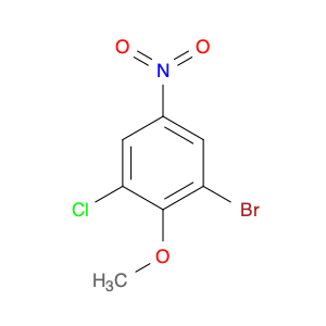 Benzene, 1-bromo-3-chloro-2-methoxy-5-nitro-