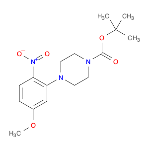 1-Piperazinecarboxylic acid, 4-(5-methoxy-2-nitrophenyl)-, 1,1-dimethylethyl ester