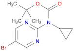 Carbamic acid, N-(5-bromo-2-pyrimidinyl)-N-cyclopropyl-, 1,1-dimethylethyl ester