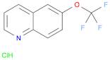 Quinoline, 6-(trifluoromethoxy)-, hydrochloride (1:1)