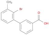 [1,1'-Biphenyl]-3-carboxylic acid, 2'-bromo-3'-methyl-