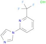 Pyridine, 2-(1H-imidazol-1-yl)-6-(trifluoromethyl)-, hydrochloride (1:1)