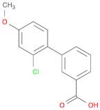 [1,1'-Biphenyl]-3-carboxylic acid, 2'-chloro-4'-methoxy-