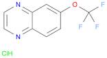 Quinoxaline, 6-(trifluoromethoxy)-, hydrochloride (1:1)