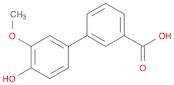 [1,1'-Biphenyl]-3-carboxylic acid, 4'-hydroxy-3'-methoxy-