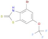 2(3H)-Benzothiazolethione, 4-bromo-6-(trifluoromethoxy)-