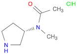 Acetamide, N-methyl-N-(3S)-3-pyrrolidinyl-, hydrochloride (1:1)