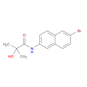 Propanamide, N-(6-bromo-2-naphthalenyl)-2-hydroxy-2-methyl-