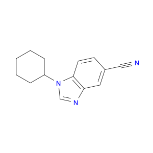 1H-Benzimidazole-5-carbonitrile, 1-cyclohexyl-