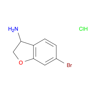 3-Benzofuranamine, 6-bromo-2,3-dihydro-, hydrochloride (1:1)