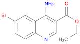 3-Quinolinecarboxylic acid, 4-amino-6-bromo-, ethyl ester