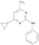 2-Pyrimidinamine, 4-cyclopropyl-6-methyl-N-phenyl-