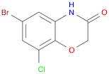 2H-1,4-BENZOXAZIN-3(4H)-ONE, 6-BROMO-8-CHLORO-