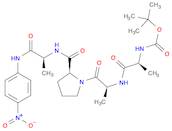 L-Alaninamide, N-[(1,1-dimethylethoxy)carbonyl]-L-alanyl-L-alanyl-L-prolyl-N-(4-nitrophenyl)- (9CI)