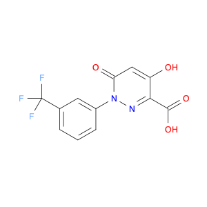 3-Pyridazinecarboxylic acid, 1,6-dihydro-4-hydroxy-6-oxo-1-[3-(trifluoromethyl)phenyl]-