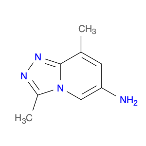 1,2,4-Triazolo[4,3-a]pyridin-6-amine, 3,8-dimethyl-