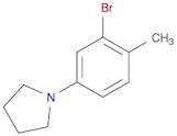 Pyrrolidine, 1-(3-bromo-4-methylphenyl)-