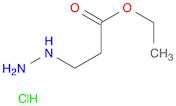 Propanoic acid, 3-hydrazinyl-, ethyl ester, hydrochloride (1:1)