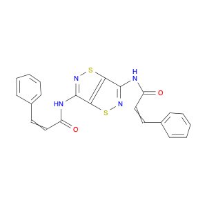 2-Propenamide, N,N'-isothiazolo[5,4-d]isothiazole-3,6-diylbis[3-phenyl- (9CI)