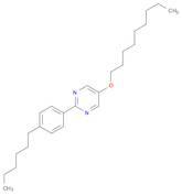 Pyrimidine, 2-(4-hexylphenyl)-5-(nonyloxy)-