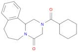 Pyrazino[2,1-a][2]benzazepin-4(1H)-one, 2-(cyclohexylcarbonyl)-2,3,6,7,8,12b-hexahydro-