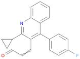 2-Propenal, 3-[2-cyclopropyl-4-(4-fluorophenyl)-3-quinolinyl]-