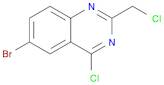 Quinazoline, 6-bromo-4-chloro-2-(chloromethyl)-