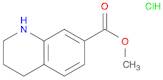 7-Quinolinecarboxylic acid, 1,2,3,4-tetrahydro-, methyl ester, hydrochloride (1:1)