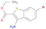 Benzo[b]thiophene-2-carboxylic acid, 3-amino-6-bromo-, ethyl ester