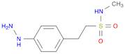 Benzeneethanesulfonamide, 4-hydrazinyl-N-methyl-