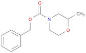 4-Morpholinecarboxylic acid, 2-methyl-, phenylmethyl ester