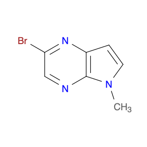 5H-Pyrrolo[2,3-b]pyrazine, 2-bromo-5-methyl-