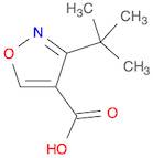 4-Isoxazolecarboxylic acid, 3-(1,1-dimethylethyl)-