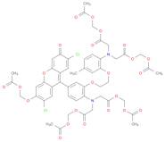 Glycine, N-[4-[6-[(acetyloxy)methoxy]-2,7-dichloro-3-oxo-3H-xanthen-9-yl]-2-[2-[2-[bis[2-[(acetylo…