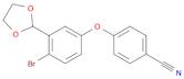 Benzonitrile, 4-[4-bromo-3-(1,3-dioxolan-2-yl)phenoxy]-